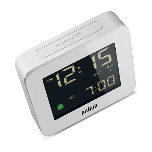 Braun BC09-DCF Reloj despertador digital Blanco