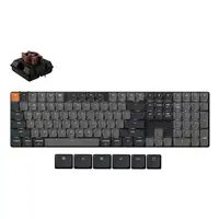 Keychron K5 QMK teclado Universal USB + Bluetooth QZERTY Inglés Negro