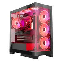 Modecom Volcano SPACE APEX ARGB MIDI USB 3.0 X 2 CYPE-C - AT Midi Tower Negro