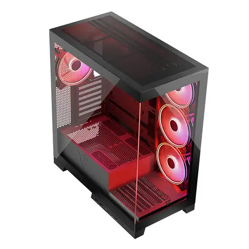 Modecom Volcano SPACE APEX ARGB MIDI USB 3.0 X 2 CYPE-C - AT Midi Tower Negro