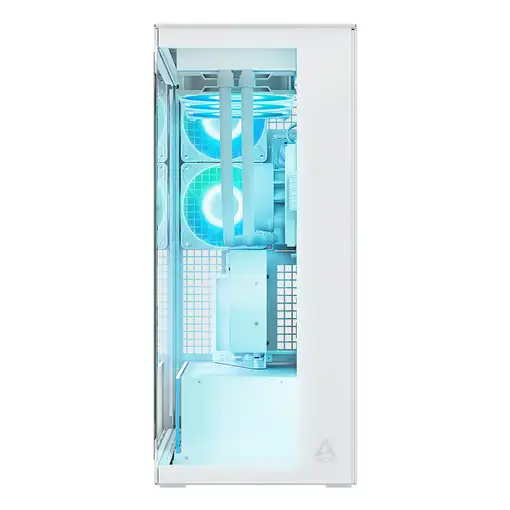 ARCTIC Xtender VG White (Clear Glass) Midi Tower Blanco