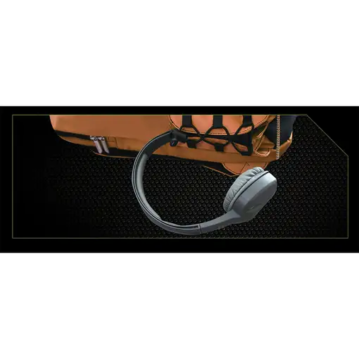 KeepOut BK7F mochila Negro, Naranja Imitación piel, Nylon