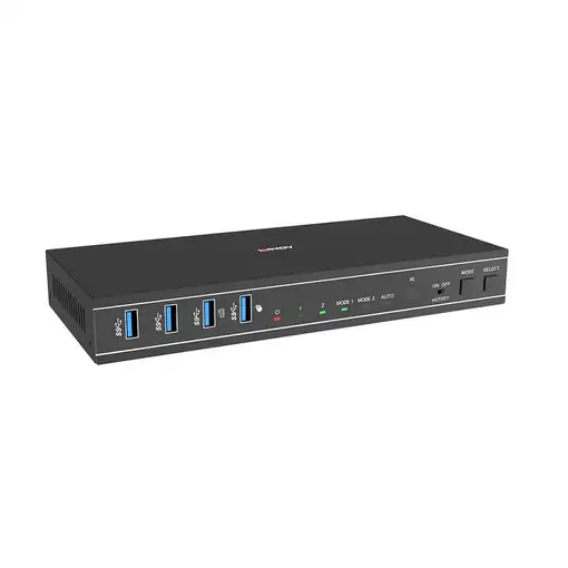 Lindy 39314 interruptor KVM Negro