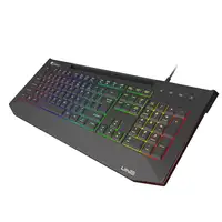 GENESIS Lith 400 RGB teclado Juego USB QWERTY Internacional de EE.UU. Negro