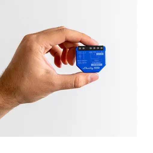 Shelly 1 Gen3 Interruptor inteligente Azul