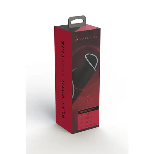 SureFire Silent Flight RGB-680 Alfombrilla de ratón para juegos Negro