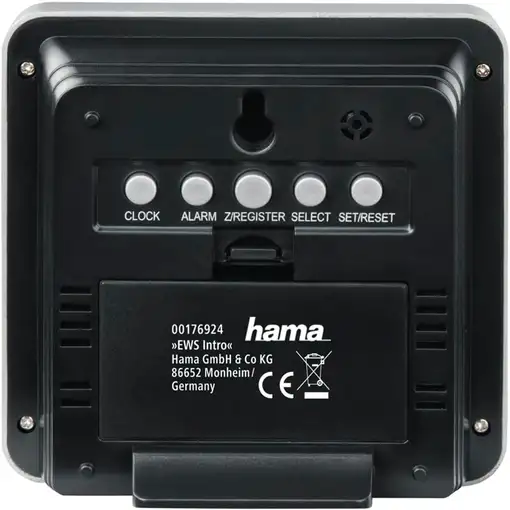 Hama EWS Intro Negro, Plata