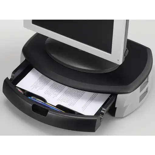 Q-CONNECT KF20081 soporte para monitor 50,8 cm (20") Escritorio Negro