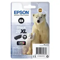Epson Polar bear Cartucho 26XL negro foto (etiqueta RF)
