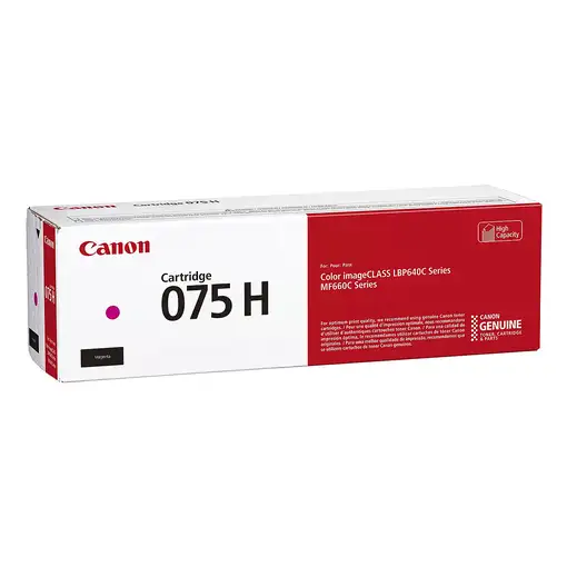 Canon 075 H cartucho de tóner 1 pieza(s) Original Magenta