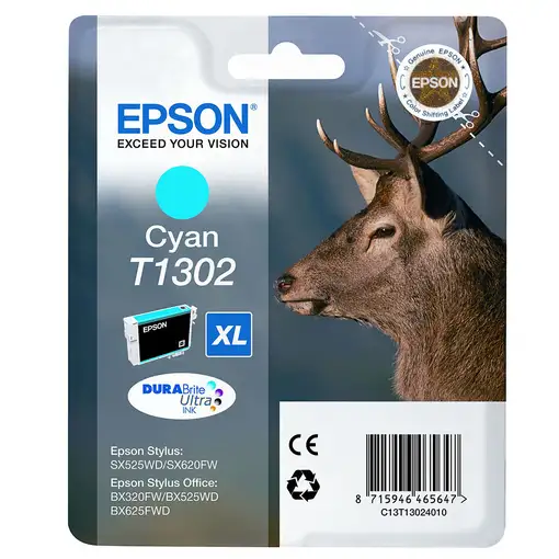 Epson Stag Cartucho T1302 cian