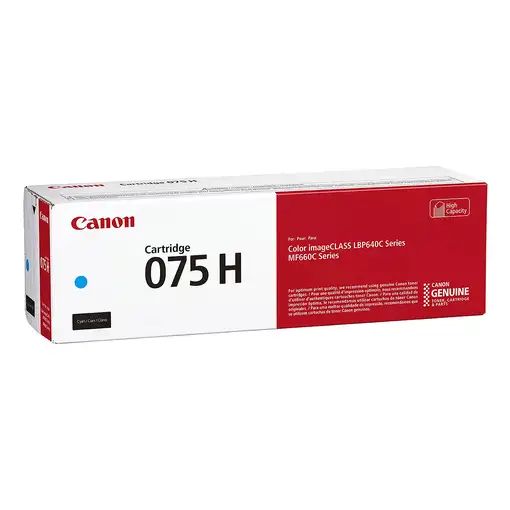 Canon 075 H cartucho de tóner 1 pieza(s) Original Cian