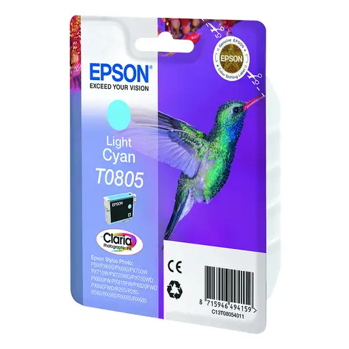 Epson Hummingbird Cartucho T0805 cian claro