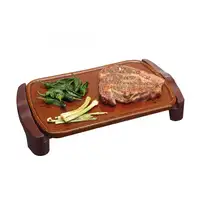 Plancha de cocina eléctrica JATA GR559 de terracota. Fabricada en España