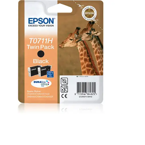 Epson Giraffe Doble cartucho T0711H (etiqueta RF) Epson Giraffe Doble cartucho T0711H (etiqueta RF)