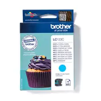 Brother LC123C cartucho de tinta 1 pieza(s) Original Cian Brother LC123C cartucho de tinta 1 pieza(s) Original Cian