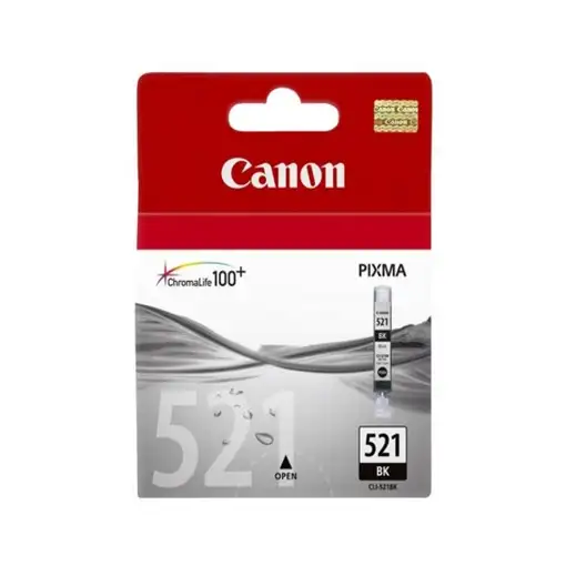 Canon CLI-521 BK cartucho de tinta 1 pieza(s) Original Negro