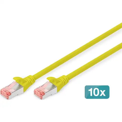 Digitus Cable de conexión CAT 6 S/FTP, 10 unidades