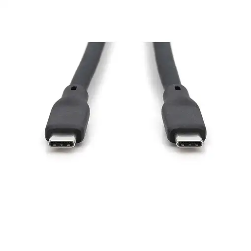 Digitus Cable USB de silicona, USB 40Gbps, 0,5m, negro