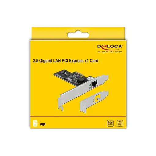 DeLOCK Tarjeta PCI Express x1 a 1 x 2,5 Gigabit LAN