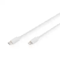 Digitus Cable de datos/carga USB-C - Lightning, certificado MFI, 1 m