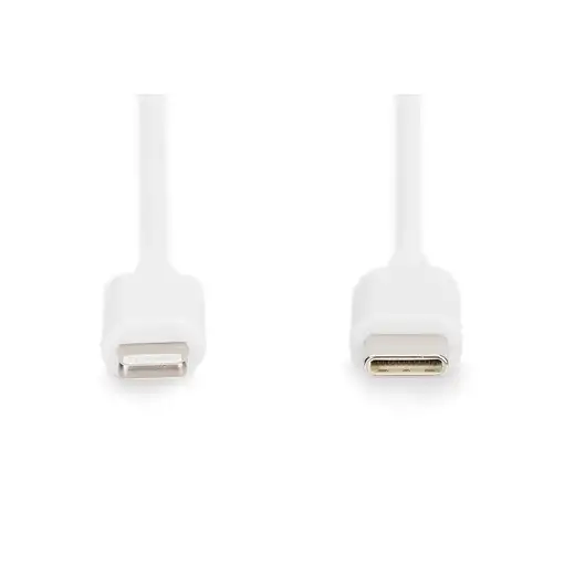 Digitus Cable de datos/carga USB-C - Lightning, certificado MFI, 1 m