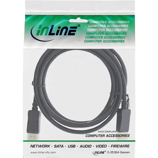 InLine 17203P cable DisplayPort 3 m Negro