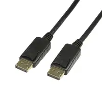 LogiLink CV0076 cable DisplayPort 7,5 m Negro