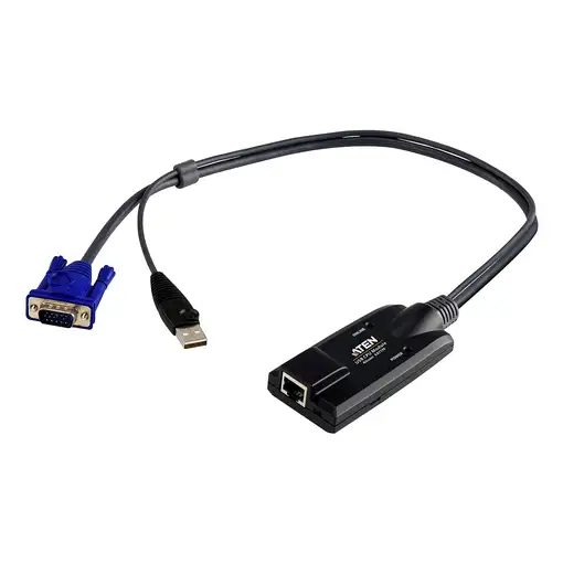 ATEN Adaptador KVM VGA USB con compatibilidad de vídeo compuesto ATEN Adaptador KVM VGA USB con compatibilidad de vídeo compuesto