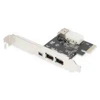 Digitus Tarjeta PCI Express, Firewire 1394a (3 + 1 puerto)