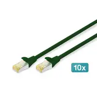 Digitus Cable de conexión CAT 6A S/FTP, 10 piezas