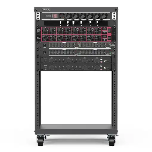 Digitus Bastidor para equipos universal de 19 pulgadas, con ruedas, 16UA