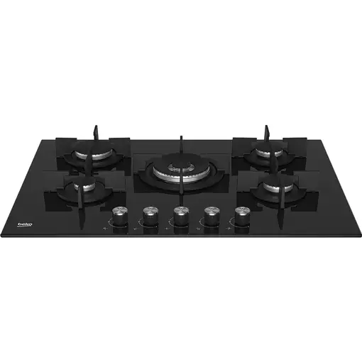 Beko HILW 75222 SL hobs Negro Integrado 75 cm Encimera de gas 5 zona(s)