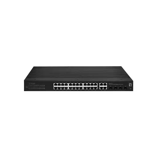 LevelOne IGS-2128 switch Gestionado L2 Gigabit Ethernet (10/100/1000) Negro