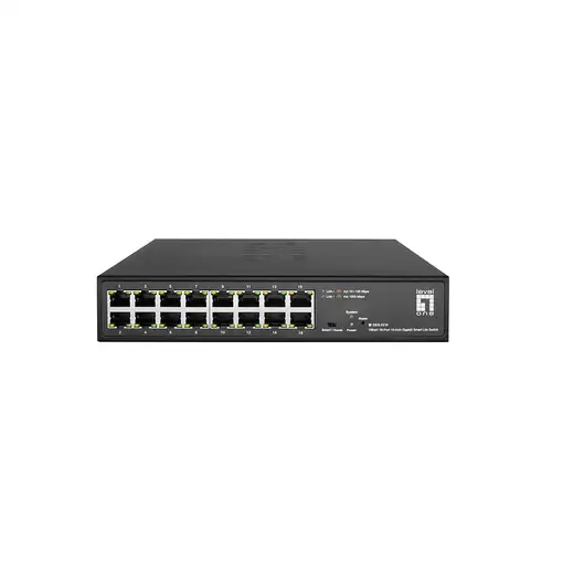 LevelOne GES-2216 switch Gestionado L2 Gigabit Ethernet (10/100/1000) Negro LevelOne GES-2216 switch Gestionado L2 Gigabit Ethernet (10/100/1000) Negro