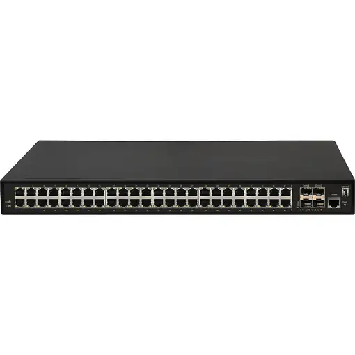 LevelOne GTL-5291 switch Gestionado L3 Gigabit Ethernet (10/100/1000) 1U Negro LevelOne GTL-5291 switch Gestionado L3 Gigabit Ethernet (10/100/1000) 1U Negro