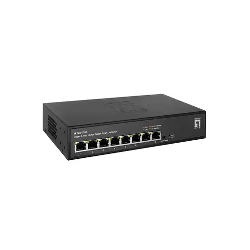 LevelOne GES-2208 switch Gestionado L2 Gigabit Ethernet (10/100/1000) Negro