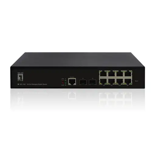 LevelOne GEL-1061 switch Gestionado L2 Gigabit Ethernet (10/100/1000) Negro LevelOne GEL-1061 switch Gestionado L2 Gigabit Ethernet (10/100/1000) Negro