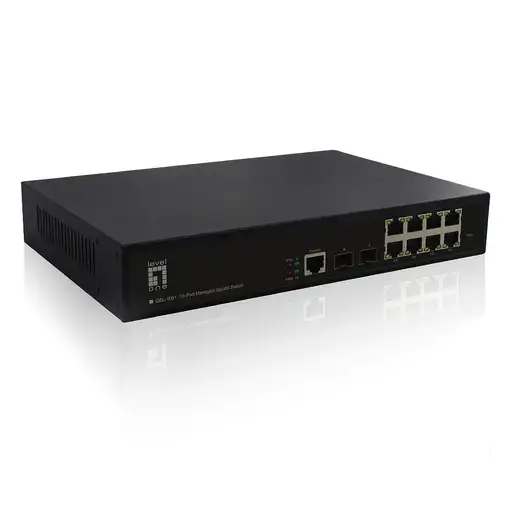 LevelOne GEL-1061 switch Gestionado L2 Gigabit Ethernet (10/100/1000) Negro