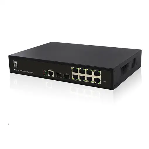 LevelOne GEL-1061 switch Gestionado L2 Gigabit Ethernet (10/100/1000) Negro