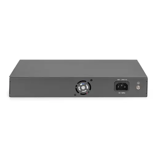 Digitus Conmutador 16+2 puertos 10/100/1000 Mbps + 2 Gigabit SFP PoE
