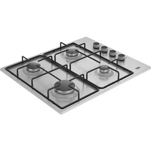 Beko HIGG 64103 SXN hobs Acero inoxidable Integrado 58 cm Encimera de gas 4 zona(s