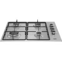 Beko HIGG 64103 SXN hobs Acero inoxidable Integrado 58 cm Encimera de gas 4 zona(s