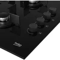Beko HING 64120 SB hobs Negro Integrado 65 cm Encimera de gas 4 zona(s)