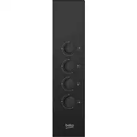 Beko HING 64120 SB hobs Negro Integrado 65 cm Encimera de gas 4 zona(s)