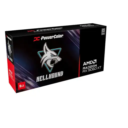 PowerColor Hellhound AMD Radeon RX 9060 XT 8GB GDDR6
