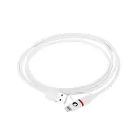 SilverHT Cable Combo MFI - MicroUSB + Lightning 1,5m - Blanco