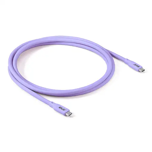 CLUB3D Cable USB C Púrpura