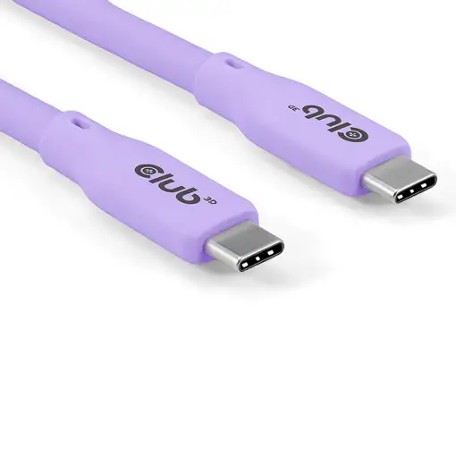 CLUB3D Cable USB C Púrpura