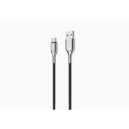 Cygnett CY2681PCUSA cable USB USB 2.0 1 m USB C USB A Negro, Acero inoxidable
